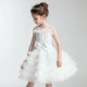 Cô gái đám cưới fluffy màu trắng trẻ em sinh nhật váy công chúa váy hoa cô gái đàn piano trang phục mùa hè 2018 mới Váy trẻ em