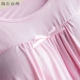 Modal miễn phí mặc áo ngực nhà dịch vụ kích thước lớn mỏng ngắn tay pad ngực váy ngủ nữ mùa hè đồ ngủ dài váy