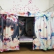 Sinh viên ký túc xá giường rèm cửa dưới ban công anime nam giới và phụ nữ phòng ngủ trên vải bóng râm muỗi net giường đơn ký túc xá tạo tác giường 幔 Bed Skirts & Valances