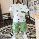 Quần áo trẻ em 4 mùa hè 5 bé trai mùa hè 2019 mới 6 cotton 7 tay ngắn 8-9 áo thun bé trai nam 11 tuổi thủy triều - Phù hợp với trẻ em Phù hợp với trẻ em