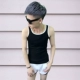 New vest nam tự trồng bông thanh niên thoáng khí mùa hè chặt chẽ thể thao Hàn Quốc vest không tay t-shirt triều Áo vest cotton