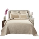 Mỹ giường bông bao gồm màu quilting được tăng lên bởi ba bộ bông quilting bedspread điều hòa không khí là màu sắc của giường Trải giường