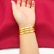 Đồng xu Euro Việt Nam vòng tay vàng nữ mô phỏng vàng cát vàng vòng đeo tay nam dài hạn không phai Nhật Bản và vòng tay đám cưới quà tặng - Vòng đeo tay Cuff
