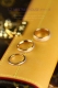 Nhật Bản đồ trang sức Hàn Quốc tăng vàng titan thép mờ vòng vòng nữ phần tốt trong đuôi của thủy triều sinh viên sinh viên màu sắc đơn giản Nhẫn