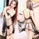 Siêu mỏng sexy quan điểm đồ ngủ của phụ nữ kích thước lớn tulle treo váy chia nightdress đồ lót trong suốt mềm mại và thoải mái đồ lót