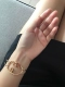 2018 mặt mới vòng tay kim loại hình đầu rỗng phác thảo trừu tượng vòng đeo tay vui vẻ trang sức cá tính retro vòng tay phong thủy Vòng đeo tay Cuff