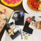 Phim hoạt hình mới dễ thương puppy bus tàu điện ngầm thẻ thiết lập giao thông truy cập sinh viên gói thẻ bữa ăn thẻ Nhật Bản thẻ bảo vệ bộ