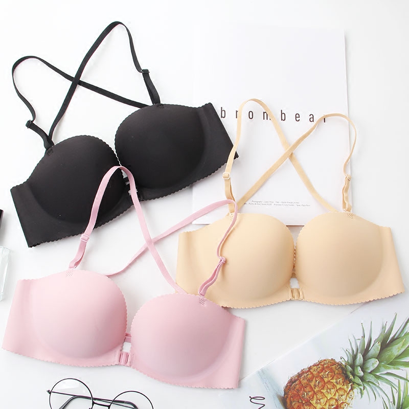 Sexy supporting wireless bra, comfortable underwear, beautiful back