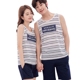 2 bộ của không tay vài đồ ngủ phụ nữ mùa hè vest quần short cotton mùa hè kích thước lớn của nam giới dịch vụ nhà hai mảnh phù hợp với thời trang mặc nhà Cặp đôi