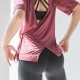 La Nikar Thể Thao T-Shirt của Phụ Nữ Nhanh Chóng làm khô Chạy Thở Đào Tạo Tập Thể Dục Mặc Lỏng Ngắn Tay Áo Khiêu Vũ Yoga Top Áo phông thể thao