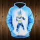 Dragon Ball Tôn Ngộ Không Áo Len Anime Quần Áo Nam Dragon Ball Siêu Áo Khoác Mùa Thu Siêu Saiyan Vegeta Set Head hoodie hồng nam Áo len