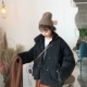 Bông phụ nữ mùa đông Hàn Quốc bf Harajuku Cao Đẳng gió lỏng dày ngắn xuống áo khoác scorpion sinh viên bánh mì cotton quần áo áo phao lót lông cho bé Bông
