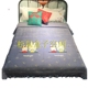 Hàn quốc pha lê nhung giường bìa mảnh duy nhất AB phiên bản rửa sạch bông bên chần chăn chăn ga trải giường bìa pad dual-sử dụng máy rửa Trải giường