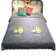 Hàn quốc pha lê nhung giường bìa mảnh duy nhất AB phiên bản rửa sạch bông bên chần chăn chăn ga trải giường bìa pad dual-sử dụng máy rửa