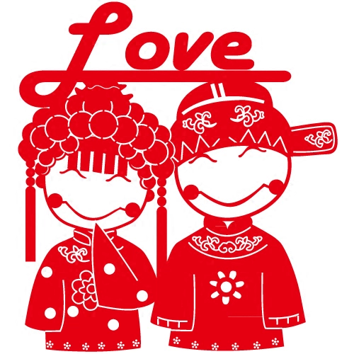 Свадебные принадлежности Свадебные запасы Свадебные свадебные статические статичные наклейки Свадебные цветочные свадебные дома украшение бумаги -обрезка