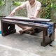 Tongmu Guqin bàn ngắn cộng hưởng hộp đàn piano bàn cổ Trung Quốc phong cách rắn gỗ trường hợp piano trường học ngắn nghiên cứu trường hợp bảng - Bàn mẫu bàn học Bàn