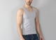 2018 cotton nam rào cản thể thao vest cộng với phân bón XL lỏng chất béo mỡ bụng belly strap mùa hè Áo vest cotton