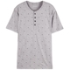 18 mùa hè mới Đức Shuya nhà dịch vụ nam cotton cotton mỏng ngắn tay áo pyjama E9-13825U Pyjama
