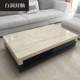 Bàn cà phê đá cẩm thạch tự nhiên - Bàn trà bàn kính sofa Bàn trà