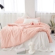 Nhật bản- phong cách màu rắn rửa bông bông bốn mảnh mùa xuân và mùa thu quilt cover tờ giường, cũng nhỏ nhà bông đơn giản giường Bộ đồ giường bốn mảnh