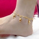 New giả Việt Nam Shajin vòng chân nữ hoang dã mạ vàng trang sức Châu Âu tệ hạt chuyển vòng chân điều chỉnh thời gian dài không phai Vòng chân