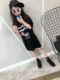 Quần áo trẻ em cha mẹ tải trẻ em mùa hè 2019 trong phần dài của cô gái lớn cotton hoạt hình áo thun ngắn tay trẻ em phiên bản Hàn Quốc từ bi - Áo thun ao dep cho be Áo thun