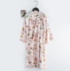 Nhật Bản đồ ngủ nữ mùa hè bông áo choàng phần mỏng bông lỏng áo choàng tắm hấp quần áo tắm hơi băng dịch vụ nhà áo ngủ đẹp giá rẻ Night Robe