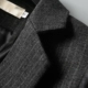 Áo khoác vest nữ sọc đen Hy Lạp tùy chỉnh 2018chic nhỏ phù hợp với áo khoác nữ chic chic nữ