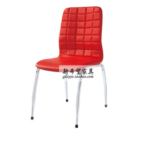 Высокий стул стул кожа кожаная подушка гостевой стул Деловой переговорной стул Комфортный кофейный стул усилил четырехдушевленный задний стул