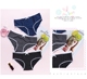 Đơn giản sọc bow các cặp vợ chồng đồ lót cotton nam boyshort tóm tắt của phụ nữ trong thấp eo sexy phù hợp với Cặp đôi