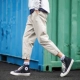 Làm sạch nhãn cầu 2018 mùa hè mới Hàn Quốc phiên bản của xu hướng chín quần quần mỏng chân quần bó sát người đàn ông giản dị của quần mỏng quần giữ nhiệt nam Crop Jeans