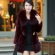 Đặc biệt hàng ngày áo lông nữ mới dài phần mỏng là phiên bản Hàn Quốc của Hained giả nước bờm áo khoác lông dài tay Faux Fur