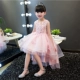 Trẻ em ăn mặc công chúa váy cô gái đuôi váy tutu hoa cô gái ăn mặc màu hồng trang phục mới sinh nhật ăn mặc