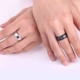 Độc đoán thời trang titanium thép nam trang sức Hàn Quốc phiên bản của cá tính ECG vòng nam ring để gửi quà tặng bạn trai nhẫn cưới doji Nhẫn