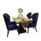 Đơn giản kết hợp bàn ăn hiện đại và ghế kết hợp phòng kiểu châu Âu thời trang ánh sáng sang trọng nội thất nhà hàng căn hộ nhỏ và bàn ăn - Bộ đồ nội thất