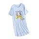 Snoopy đồ ngủ nữ mùa hè cotton ngọt ngào cô gái mỏng phần ngắn tay lỏng lẻo kích thước lớn váy ngủ cotton dịch vụ nhà váy mùa đông Đêm đầm