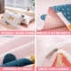 Bông vải cotton bốn mảnh màu đỏ nam và nữ khăn trải giường chăn ba mảnh 1,8m gạo đơn giường đôi cung cấp chăn ga cao cấp Bộ đồ giường bốn mảnh