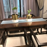 Новый китайский стиль обеденный стол и стул Комбинированный прямоугольный обеденный стол небольшая квартира китайская сплошное дерево столовое столик модель комната отель мебель