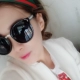Bài hát Hui Qiao với đoạn kính mát nữ thời trang hipsters hoang dã 2018 mô hình ngôi sao Hàn Quốc phiên bản của khuôn mặt tròn đơn giản và thoải mái kính mát
