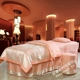 Beauty khăn trải giường gia đình bốn châu Âu cao cấp bông denim giường bông Beauty Điều trị cơ thể massage bedspread - Trang bị tấm Trang bị tấm