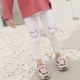 Trẻ em mặc quần bé gái Quần legging in hình mùa xuân 2018 kiểu mới Quần dài co giãn cashmere - Quần Quần