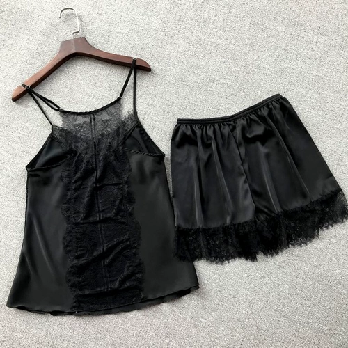 Сексуальное прозрачное нижнее белье, шелковая пижама, комплект, шорты, эффект подтяжки