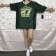Bf Harajuku thể thao đường phố gió kỹ thuật số lỏng áo len trùm đầu đồng phục bóng chày nam giới và phụ nữ với cùng một đoạn 27 bộ nỉ adidas Thể thao sau