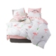 Ins bông tươi nhỏ bốn mảnh đơn giản bông quilt cover sheets giường 1,5 m1.8 m giường, đôi Bộ đồ giường bốn mảnh
