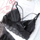 Sexy Lace Deep V Women quấn băng Bandeau với miếng đệm ngực Cross Cross với Girl Bra Bộ đồ lót - Ống