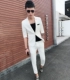 2018 mới phù hợp với nam Anh chín quần Hàn Quốc phiên bản của Slim giản dị đẹp trai nam nhà tạo mẫu tóc hộp đêm phù hợp với phù hợp với bộ vest nam trẻ trung Suit phù hợp