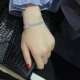Thời trang zircon pha lê bracelet nữ Hàn Quốc phiên bản của cá tính đơn giản tính khí sinh viên hoang dã bracelet Sen tay trang sức vòng tay vòng dâu tằm cho bé Vòng đeo tay Clasp