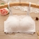 Girls Tube Top Bra Chống chiếu sáng Ren Học sinh mỏng Tập hợp học sinh trung học Đồ lót trẻ em không có dây buộc - Now Bras