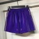 Mát Hàn Quốc phiên bản của các bên của băng sáng lụa đan thể thao quần short nữ mùa hè đàn hồi eo lỏng quần chân rộng mỏng quần nóng