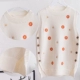 Áo len nữ vest mùa xuân thêu Hàn Quốc phiên bản của mới nhỏ tươi vòng cổ áo len vest vai len vest triều áo phao nữ dáng dài Áo vest
